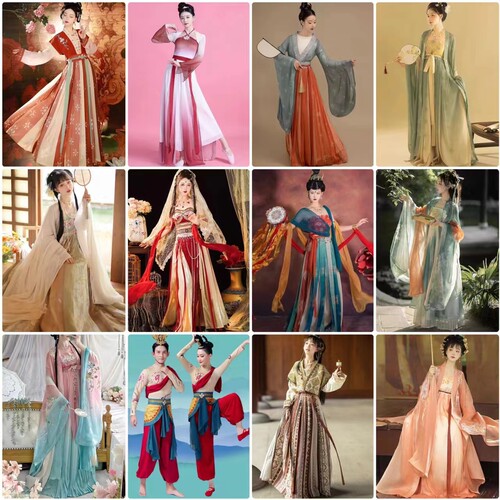 敦煌古典舞演出舞蹈服出租