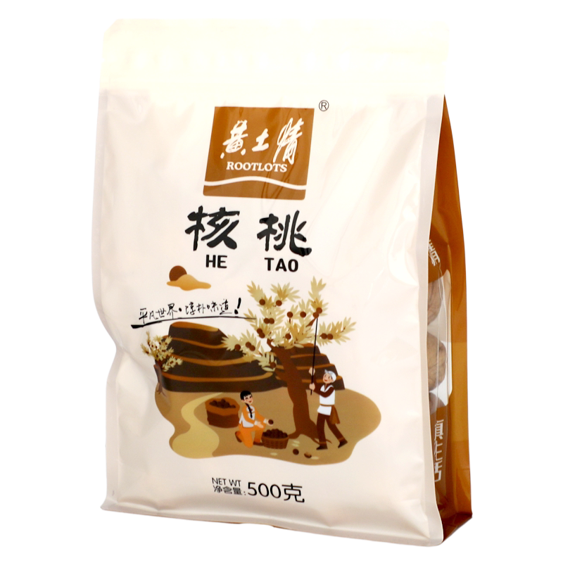 黄土情延安农家黄龙山地薄皮小核桃500g新货薄皮新鲜大坚果