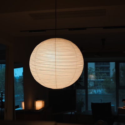 日式野口勇AKARI棉纸餐厅吊灯
