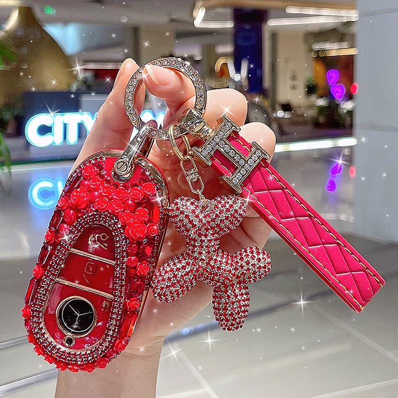 适用24款奔驰e300l钥匙套c260l车a200l/c200l/GLC260/GLA200/EQE