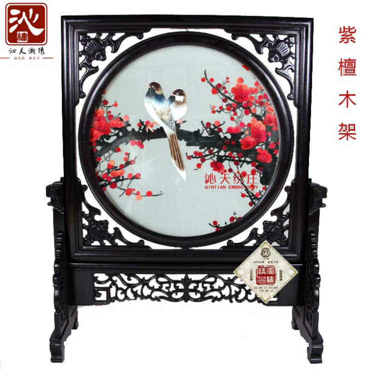 沁天湘绣特色湘绣纯手工绣