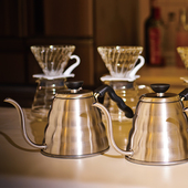 HARIO日本手冲壶长嘴细口壶不锈钢手冲咖啡壶户外咖啡器具日式 vkb