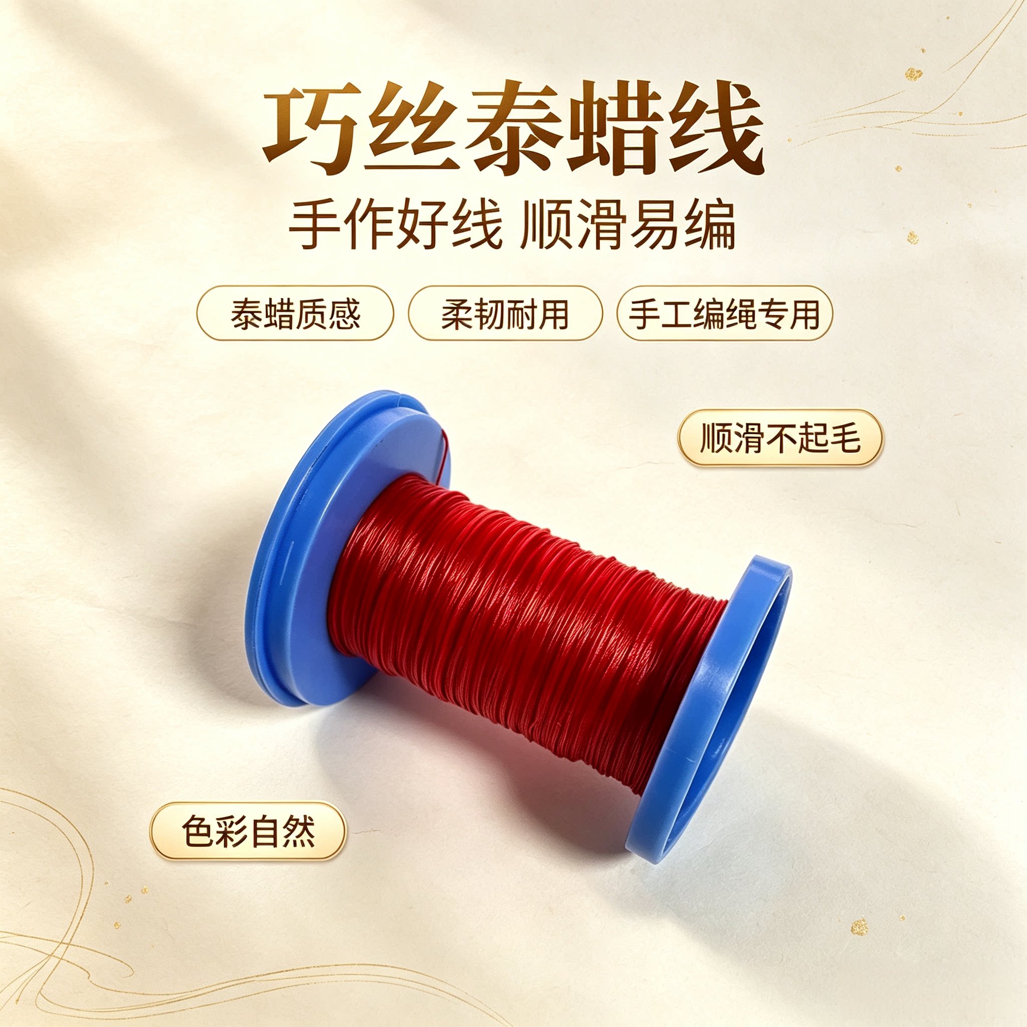 泰蜡线0.2 0.4mm极细腊绳手工DIY编织线手链项链吊坠绳防水可烧结