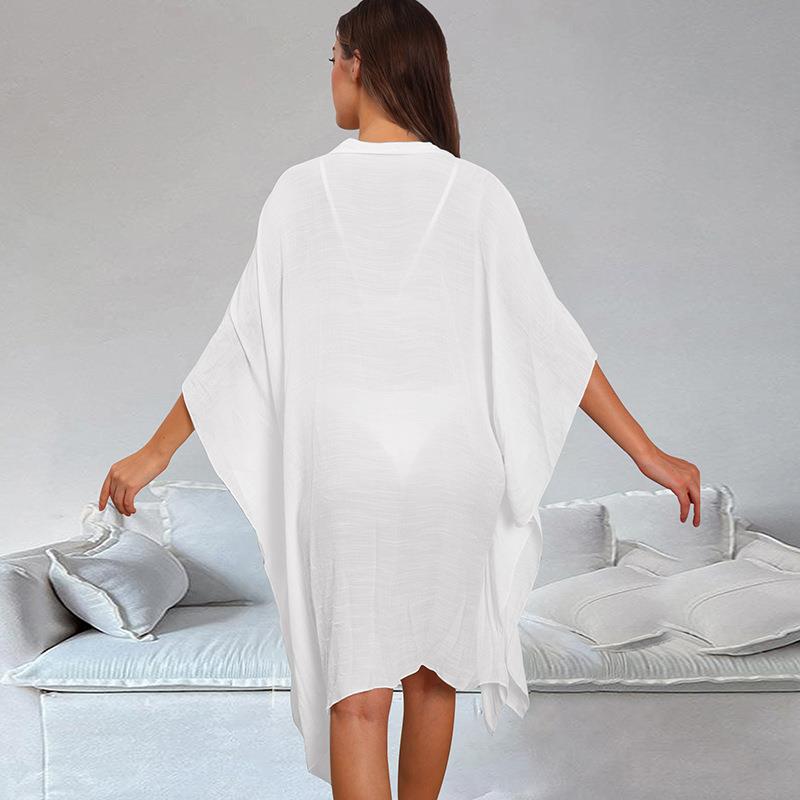 mujer verano kimono outerwear women swimsuit vacation ups