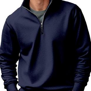 solid color mens stand thickened collar velvet sweatshirt