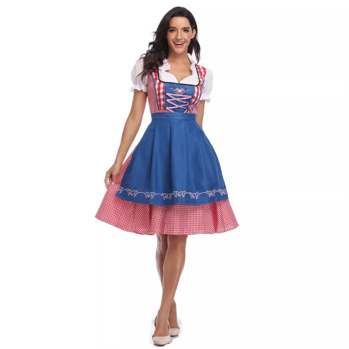 Oktoberfest costume sexy dress beer party maid suit
