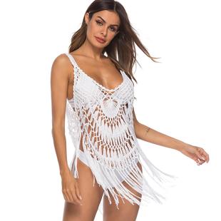 sexy crocheted tassel hollow swimsuit Heavy bikini hand
