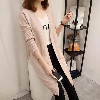 outerwear knitted women cardigan long-sleeved sweater for
