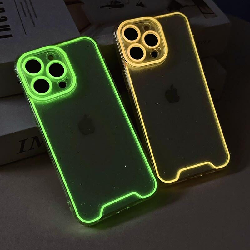青予 夜光iPhone18promax手机壳全包硅胶16适用苹果17pro max荧光手机套15透明TPU外壳14/13女款软壳潮流air