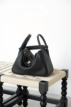 半手工缝制进口TC头层牛皮女包26CM真皮手提包医生包单肩女包