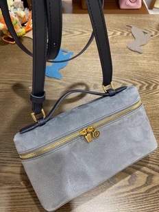 进口头层牛皮饭盒包手提包女包高级感里外全皮包包单肩斜挎包