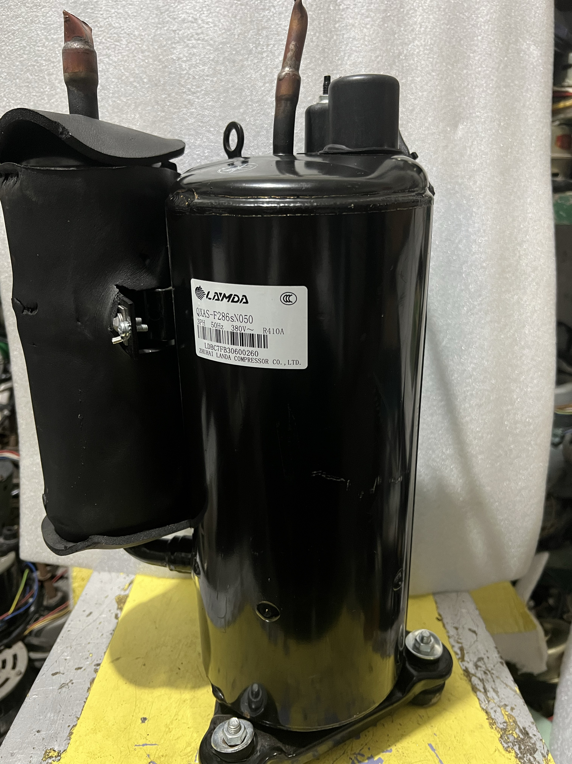 原装格力3P匹制冷压缩机QXAS-F286sN050 380V R410A 原装拆机