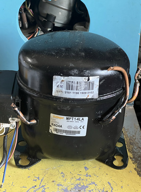 适用冰柜制冰机蛋糕柜酷比奇压缩机MPT14LA 220V R404A 原装拆机