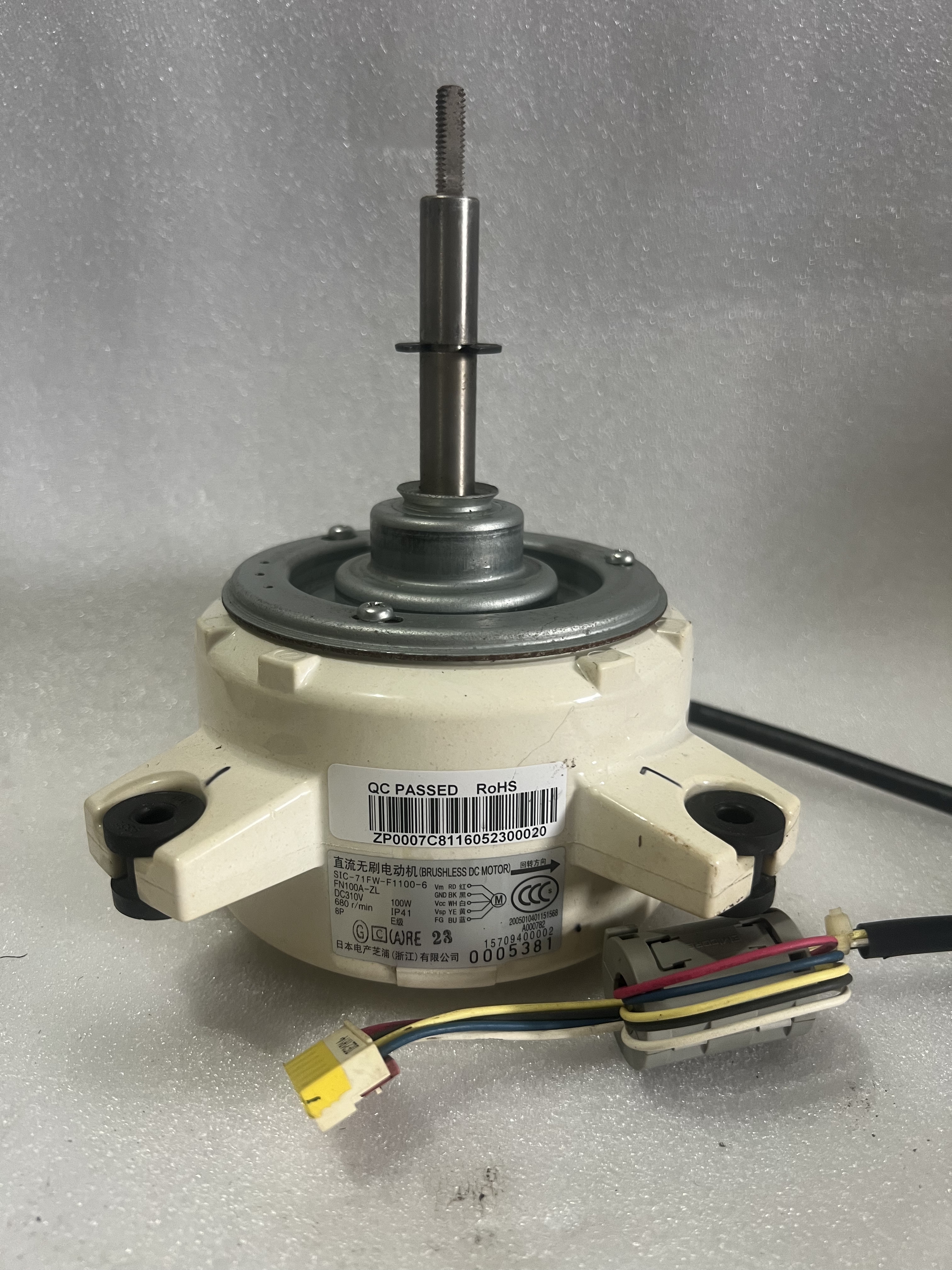 适用格力空调天花机FN100A-ZL(SIC71FW-F1100-6) 100W 原装拆机件