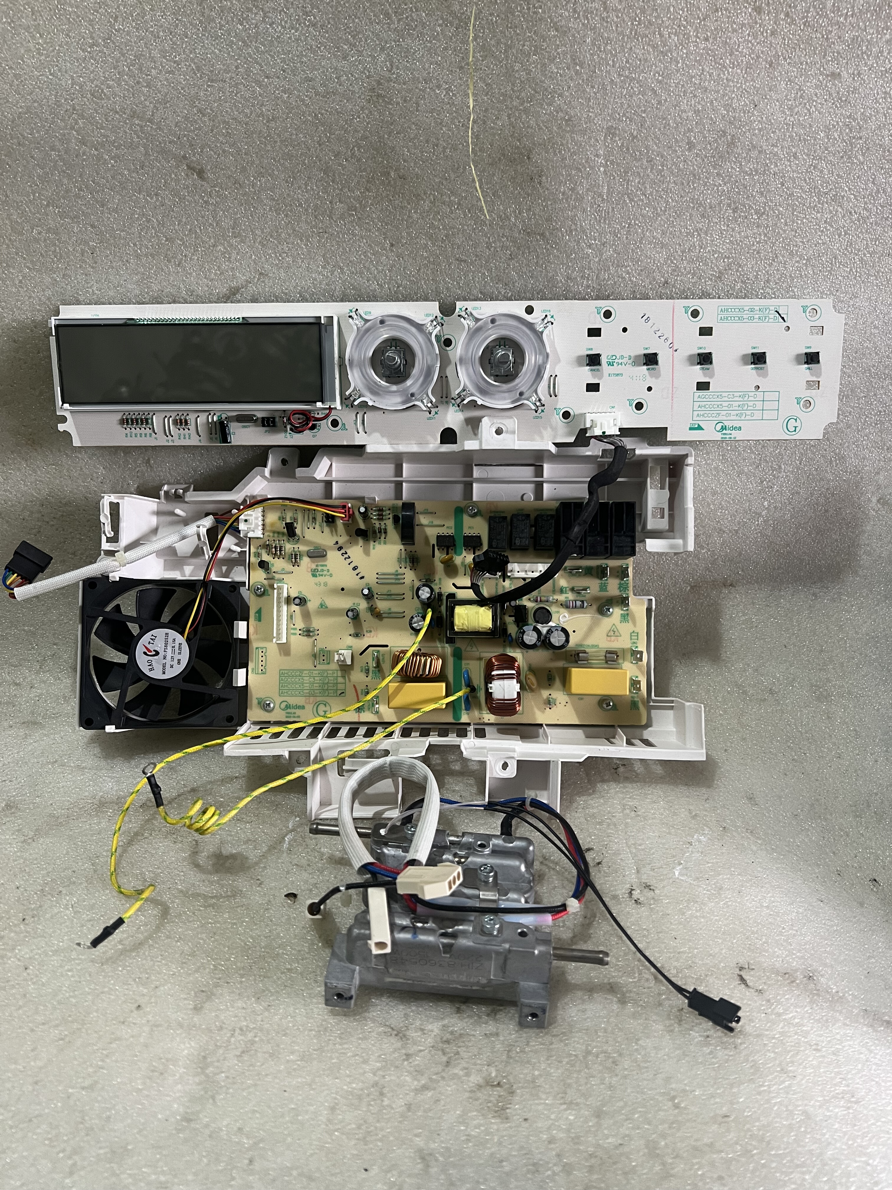 适用美的X7-321B微波炉主板显示板AHCCCX5-03-K(F)-P/D蒸汽发生器