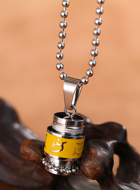 情侣吊坠挂件护身符女士项链