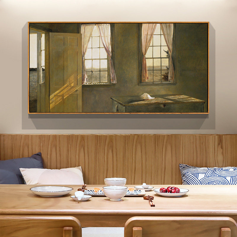 她的房间 andrew wyeth 安德鲁怀斯 装饰画 美国艺术经典客厅书房