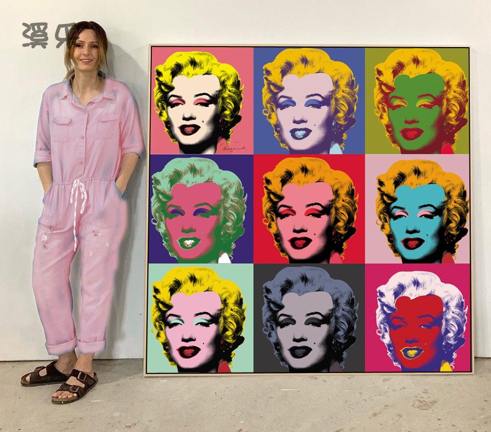 andy warhol 安迪沃霍尔 波普 玛丽莲梦露现代简约客厅装饰画挂画