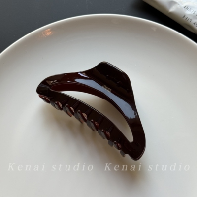 韩国ins弧形高端发夹鲨鱼夹