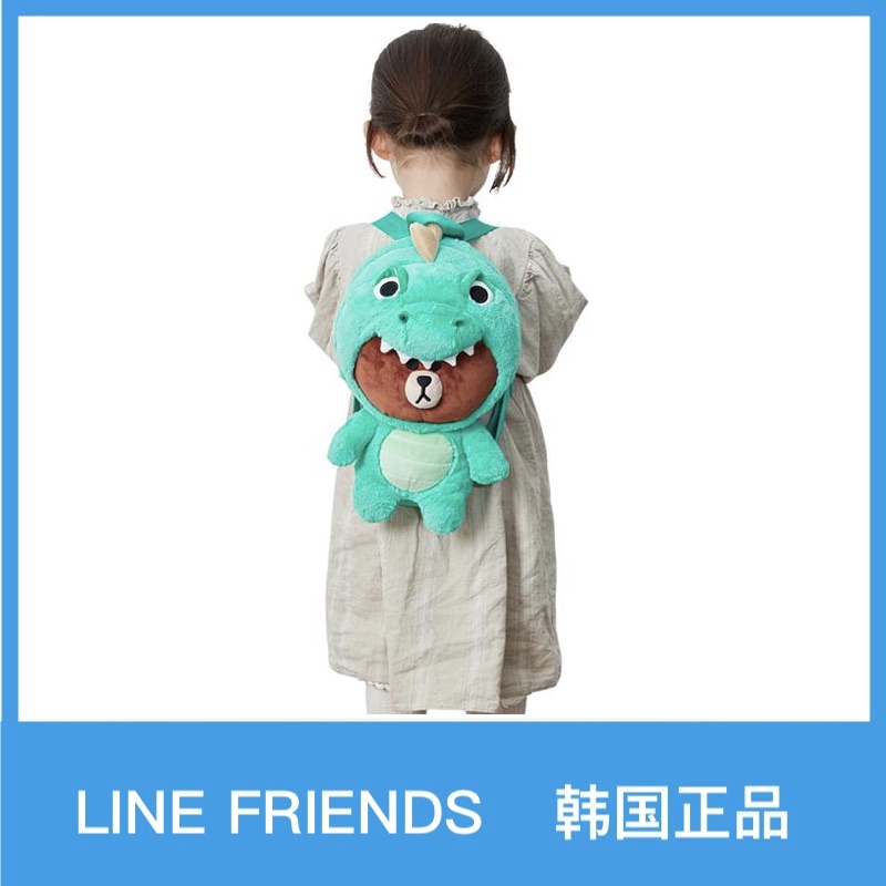 韩国linefriends小猪双肩包书包