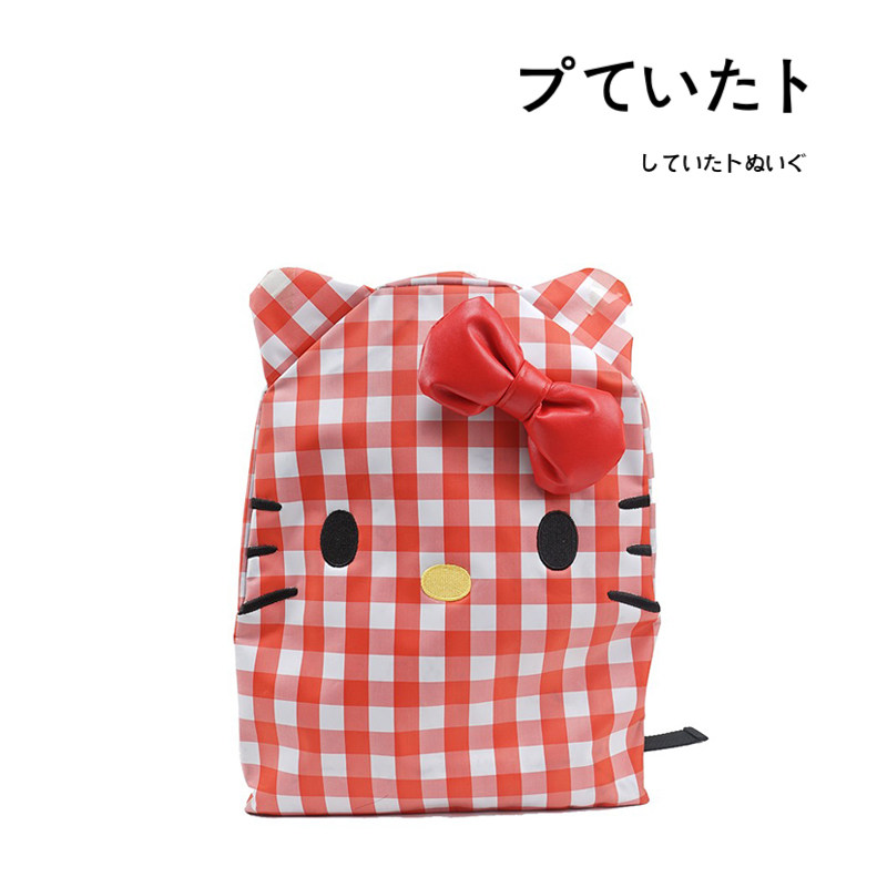 日本sanrio正版hellokitty周边凯蒂猫kt猫儿童双肩包背包小书包