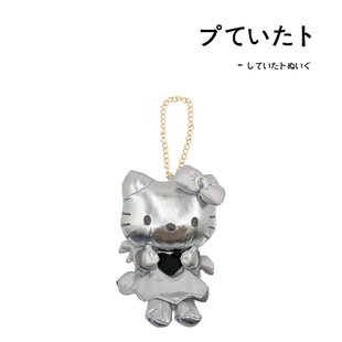 日本hellokitty正版灰色天使凯蒂猫kt猫公仔玩偶毛绒包挂件小挂饰