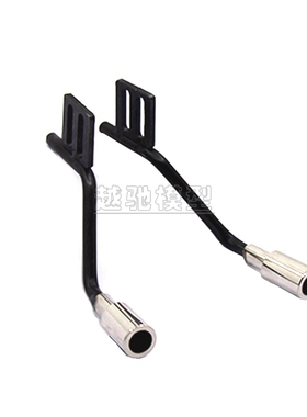 仿真模型车1/10Axial scx10 TraxxasTRX-4通用型金属尾排气管F003