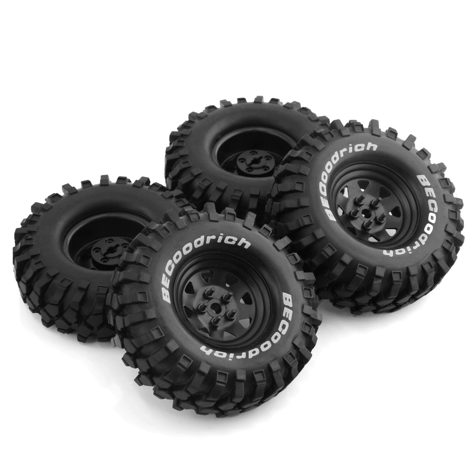 1.9寸FR4轮毂TRX4仿真FMS攀爬NT4轮胎110mm直径SCX10 W144
