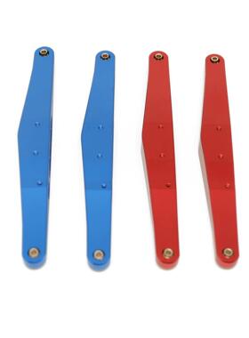 LOSI 新版福特猛禽1/10 4WD RTR 遥控电动短卡刀臂蓝色/红色