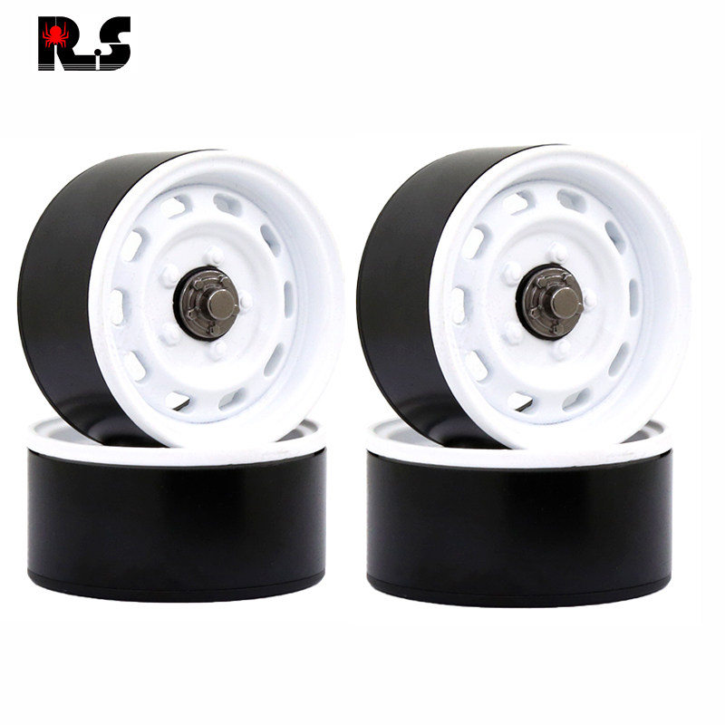 RS 红蜘蛛 1.9寸金属轮毂3代 攀爬车经典复古锁胎轮毂 TRX4 SCX10