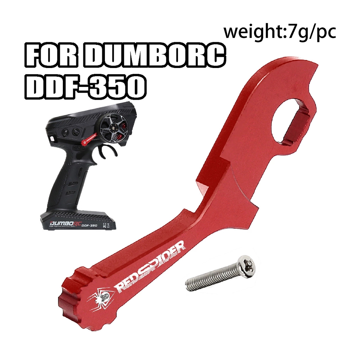 RS红蜘蛛RC小飞象DDF-350带屏遥控器10通道遥控器 单手控制器R287