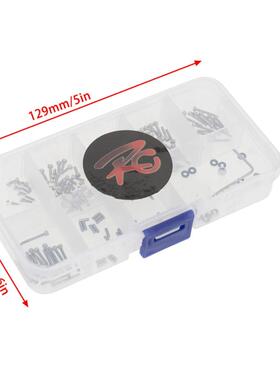Axial SCX24 90081不锈钢全车螺丝 M1.4杯头螺丝盒套装 176PCS