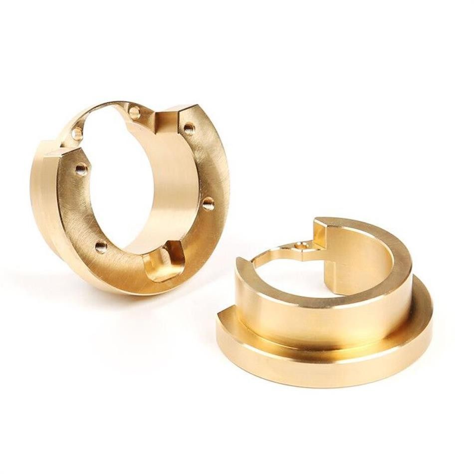 TRAXXAS TRX4桥边黄铜配重块 转向配重 前后通用 单边82g