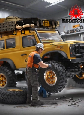 RS红蜘蛛1/24 Axial SCX24优迪 FMS 骆驼杯路虎金属轮胎+胎皮R245