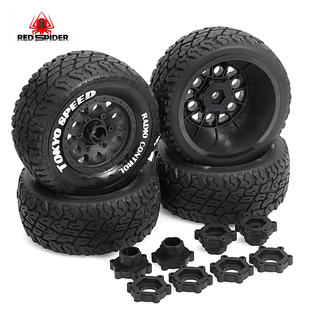 RS红蜘蛛1/10RC Slash飞神V4模型车Baja环奇Losi雷魔短卡轮胎W252