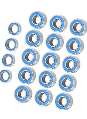 1/10 Traxxas Slash 2WD Bandit Stampede Rustler 19件密封轴承