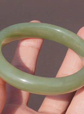 方言和田玉且末料细润青黄口手镯