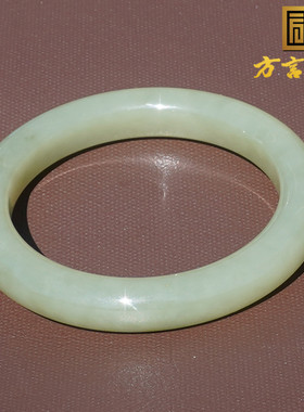 和田玉新疆油润高脂青黄口料手镯