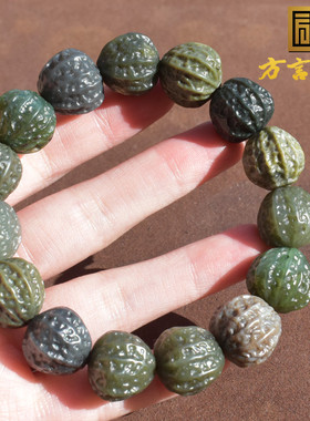 新疆和田玉多宝文玩核桃手串手链