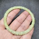美美哒方言新疆和田玉老坑且末黄口柠檬黄竹节款 骨感手串手链S6