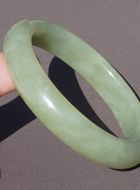 方言和田玉油润高脂青黄口料手镯