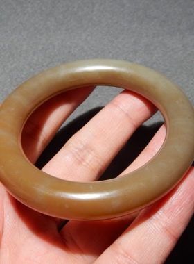 方言和田玉且末红糖玉手镯