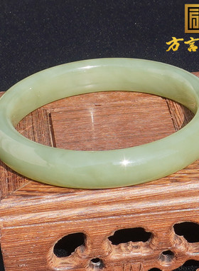 新疆且末料油润高脂青黄口料手镯