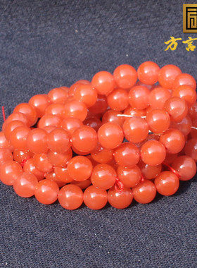 方言南红玛瑙10mm圆珠多圈手串