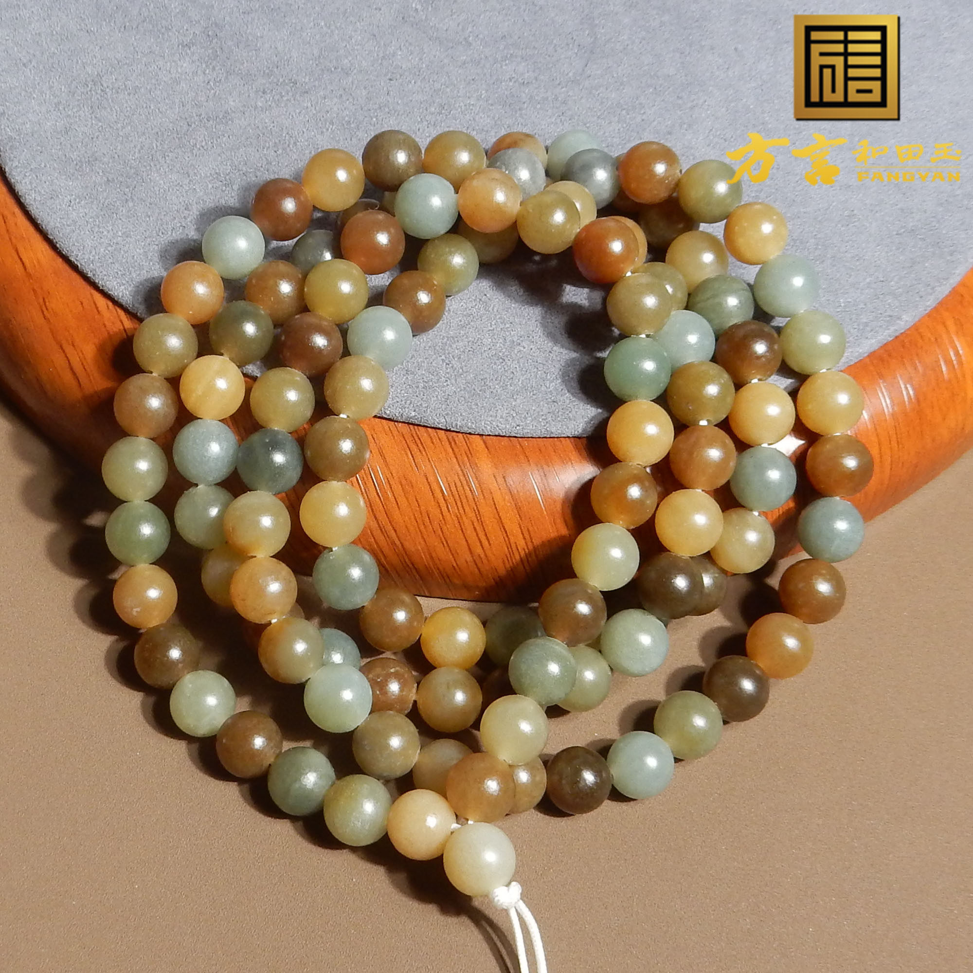 方言大漠古风楼兰三色玉青花三彩