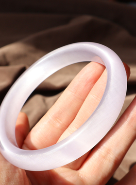 猫眼石紫猫灵活一线猫眼60mm手镯