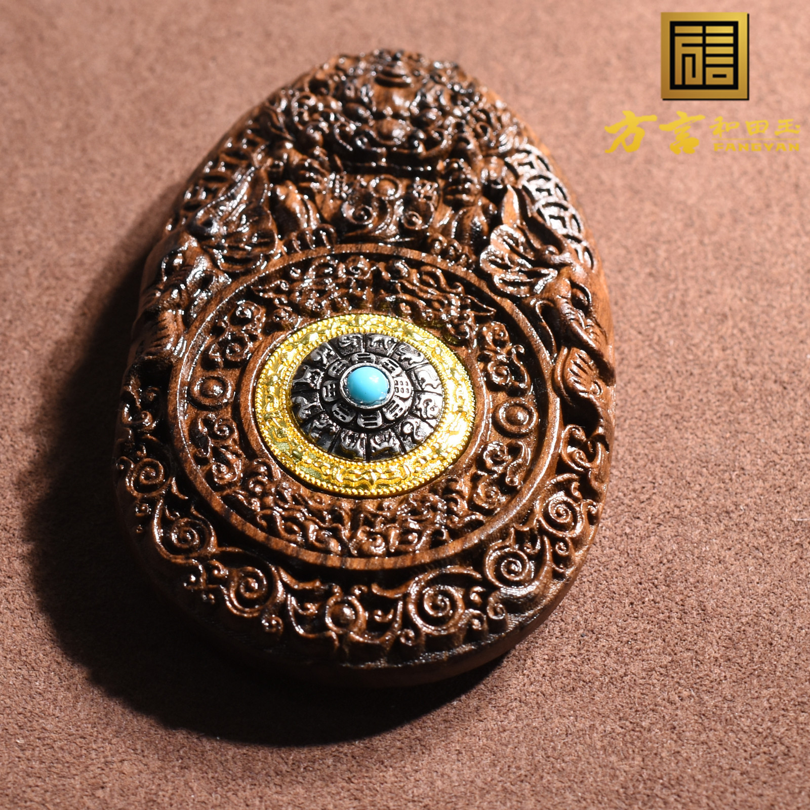 达拉干沉香木佛珠路路通圆珠观音