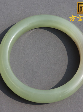 和田玉冰清水飘紫双色手镯