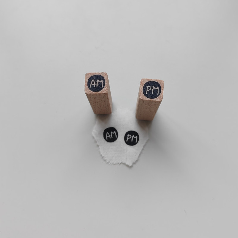 【文字可定制】1cm迷你手帐印章