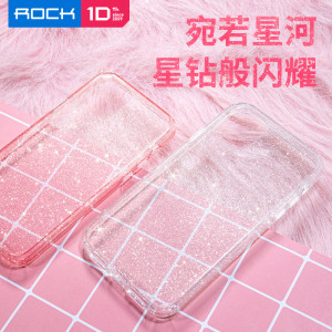 ROCK iphone11闪粉手机壳苹果11promax保护壳全新11r透明全包防摔xi新款女生11max个性创意潮牌11max手机套